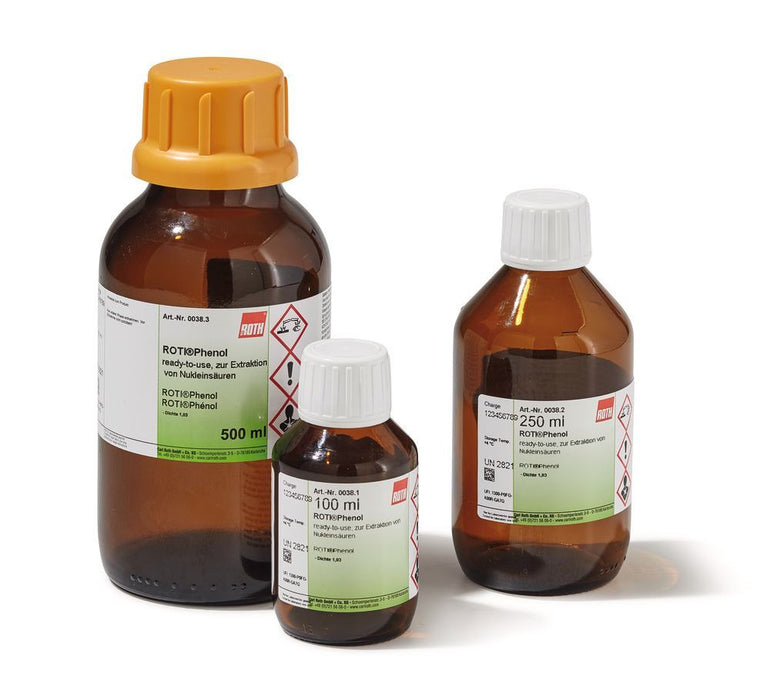 ROTI®Phenol, zur Extraktion von Nukleinsäuren ready-to-use (250 ml)