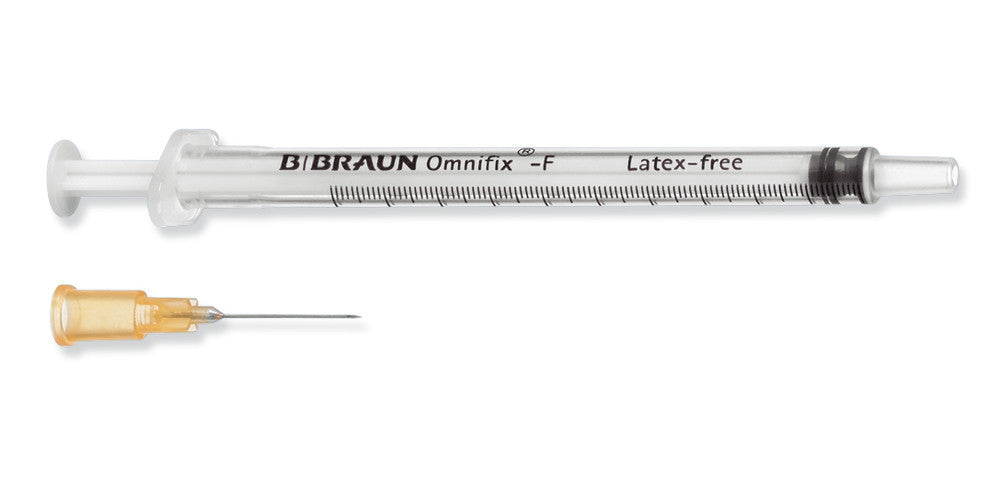 Einmalspritzen Omnifix®-F, PP/PS, steril, Kanüle 25 G x 5/8 Zoll, 1 ml (100 Stk.)