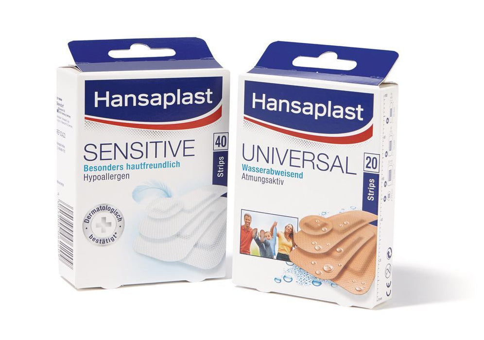 Hansaplast®-Strips, Sensitive 40 Strips, hypoallergen (1 Packgung(en))