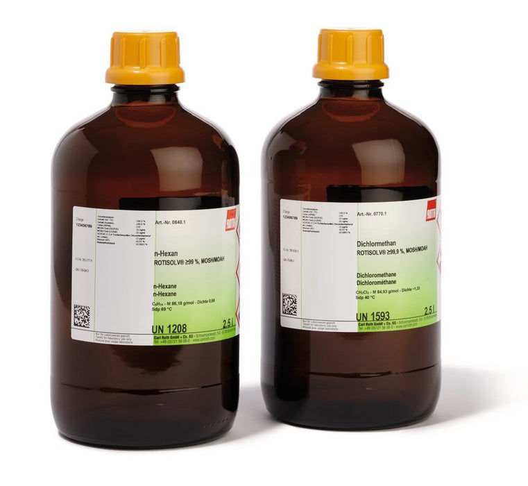 Dichlormethan, ROTISOLV® min. 99,9 %, MOSH/MOAH (2,5 Liter)