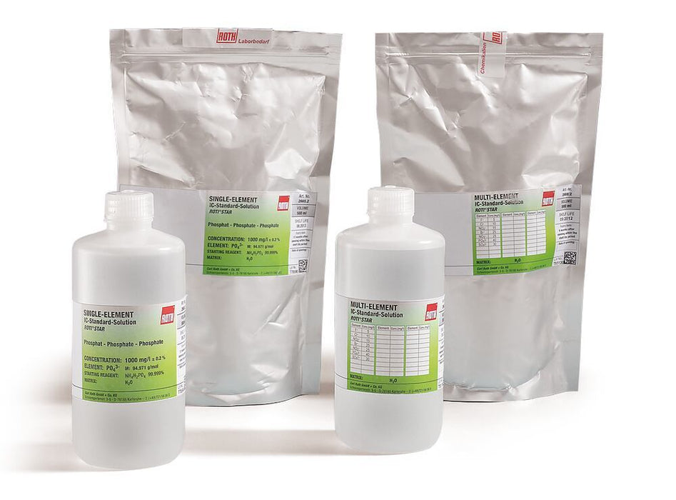 Acetat IC-Standardlösung, ROTI®Star 1000 mg/l CH3COO- (500 ml)