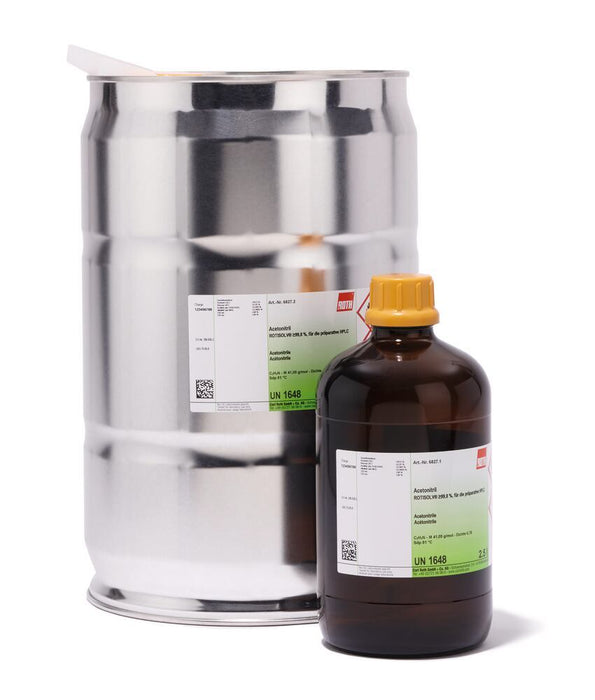 Acetonitril ROTISOLV®, min. 99,8 %, für die präparative HPLC (25 Liter)