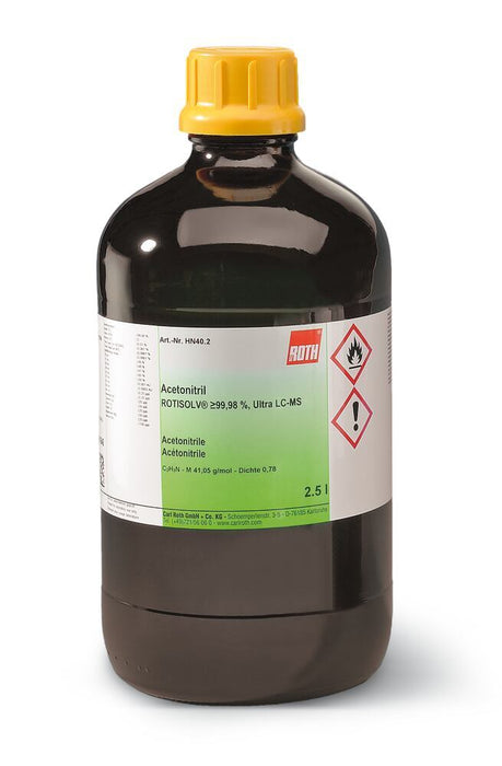 Acetonitril ROTISOLV®, min. 99,98 %, Ultra LC-MS (2,5 Liter)