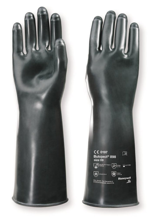 Butyl-Handschuhe Butoject® 898, Größe 10, Stärke 0,7 mm (1 Paar)