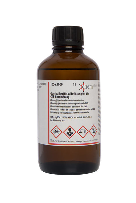 Quecksilber(II)-sulfatlösung für die CSB- Bestimmung (200 g/l in verdünnter Schwefelsäure)