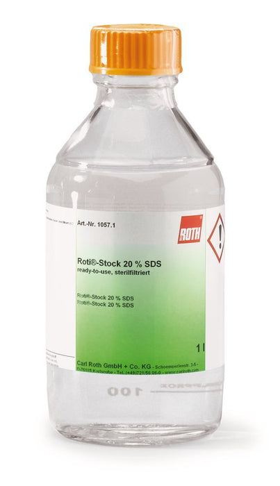 ROTI®Stock 20 % SDS, BioScience-Grade, ready-to-use, sterilfiltriert (1 Liter)