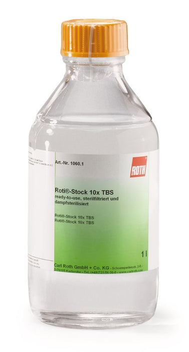 ROTI®Stock 10x TBS, BioScience-Grade, ready-to-use, sterilfiltriert dampfsterilisiert (1 Liter)