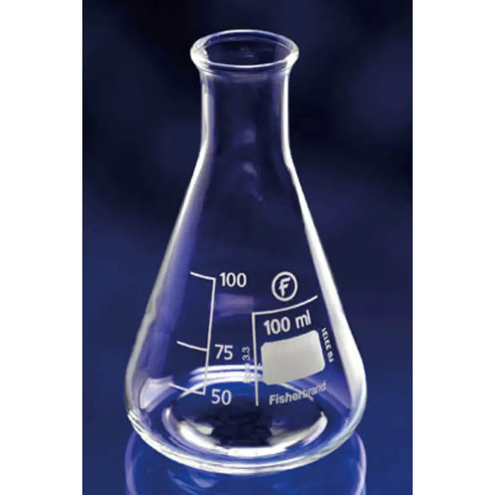 Fisher Scientific Fisherbrand Enghals-Erlenmeyerkolben aus Borosilikatglas 100 mL [10 Stk.]