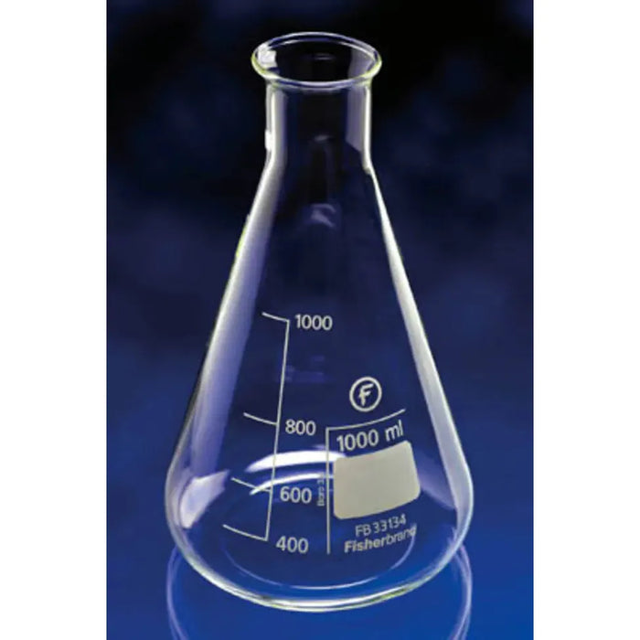 Fisher Scientific Fisherbrand Enghals-Erlenmeyerkolben aus Borosilikatglas 1000 mL [10 Stk.]