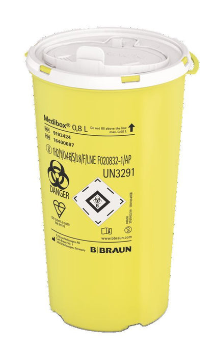 Entsorgungsbehälter Medibox® 0,8 l, (18 Stk.)