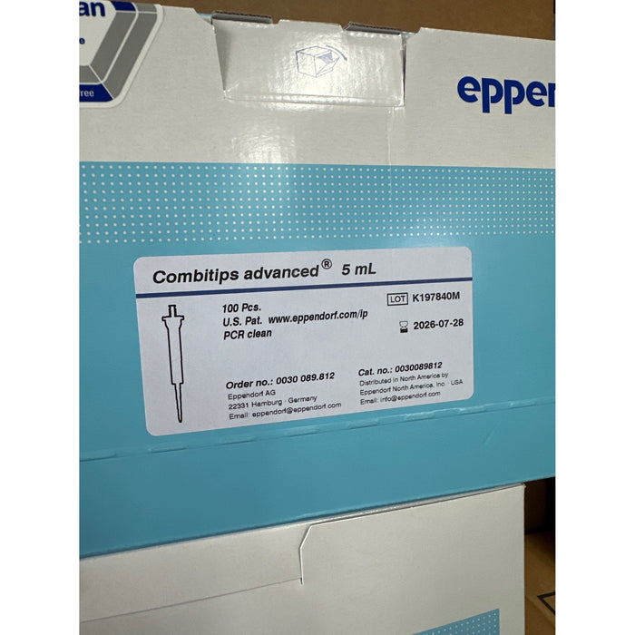 Combitips advanced, PCR clean, 5 ml blau<br>[100 Stk. / MHD 2026]
