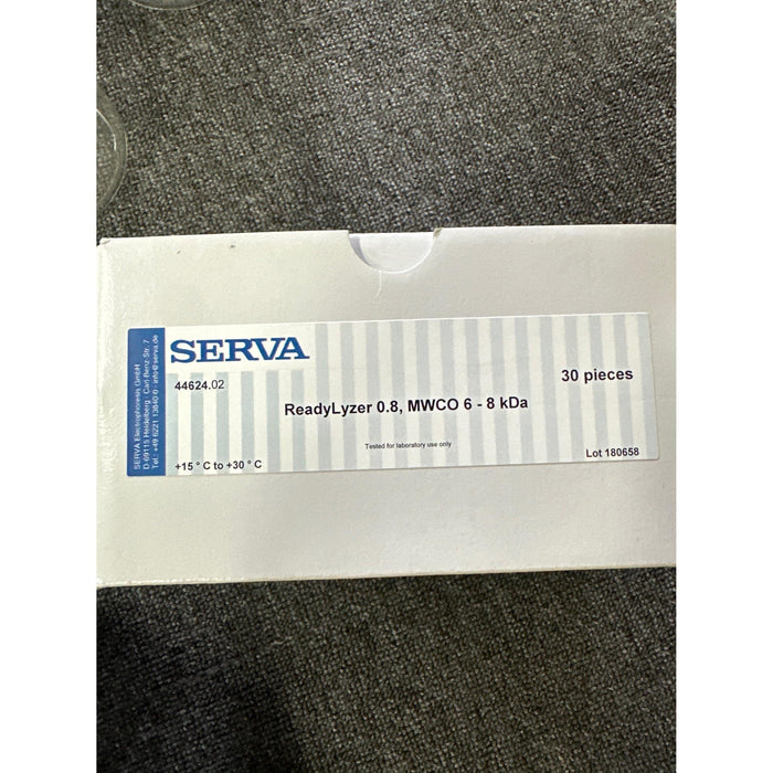 Serva ReadyLyzer 0.8 MWCO 6-8 kDa Dialysiersystem [30 Stk.]