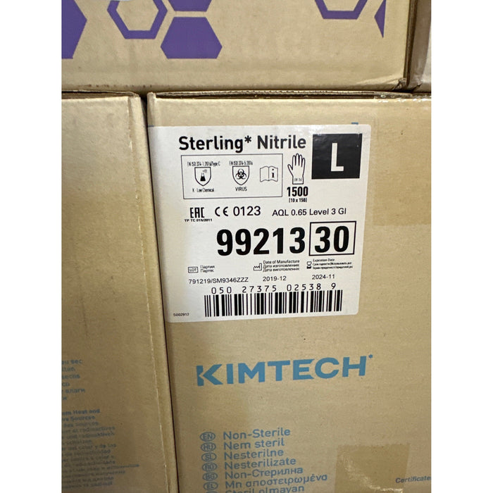 Kimtech Sterling Nitril Gr.L<br>[1500 Stk. / MHD2024]