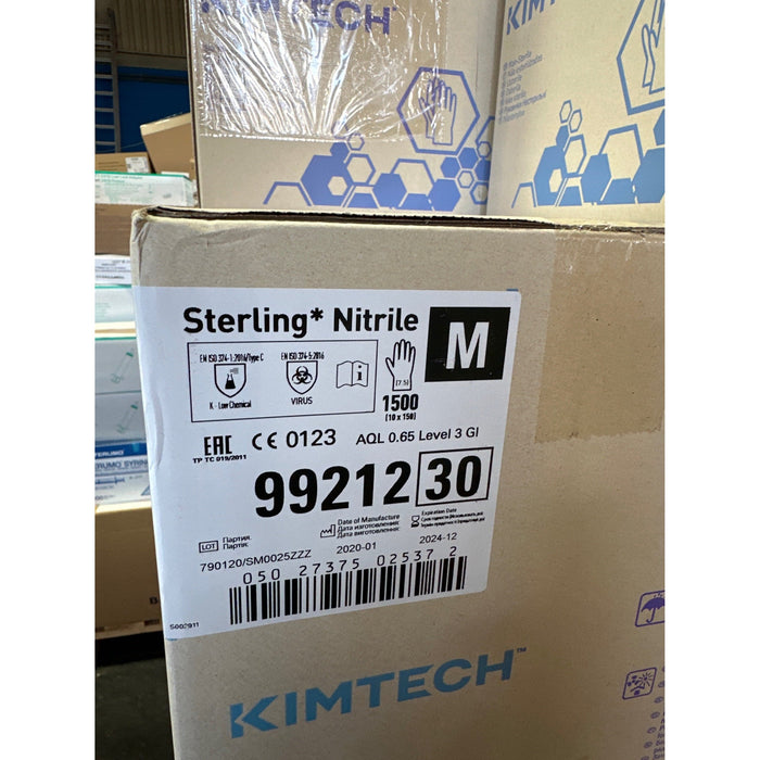 Kimtech Sterling Nitril Gr.M<br>[1500 Stk. / MHD2024]