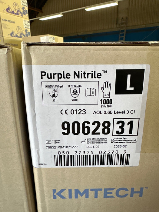 Kimtech Purple Nitril Gr.L<br>[1000 Stk. / MHD2026]