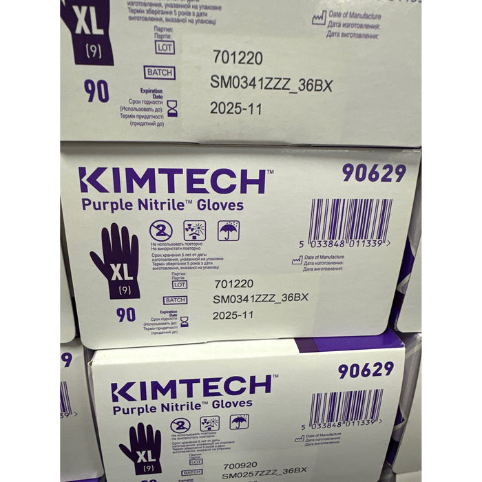 Kimtech Purple Nitril Gr.XL<br>[90 Stk. / MHD2025]