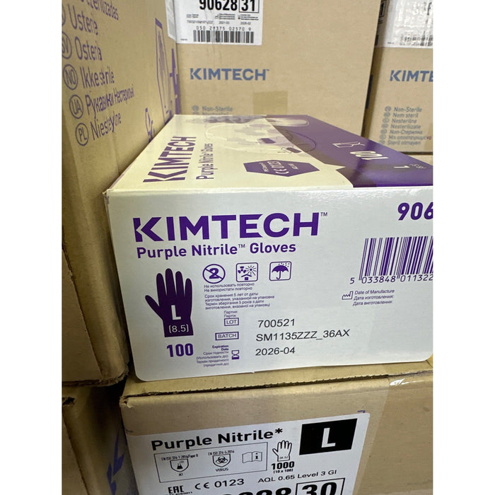 Kimtech Purple Nitril Gr.L<br>[100 Stk. / MHD2026]