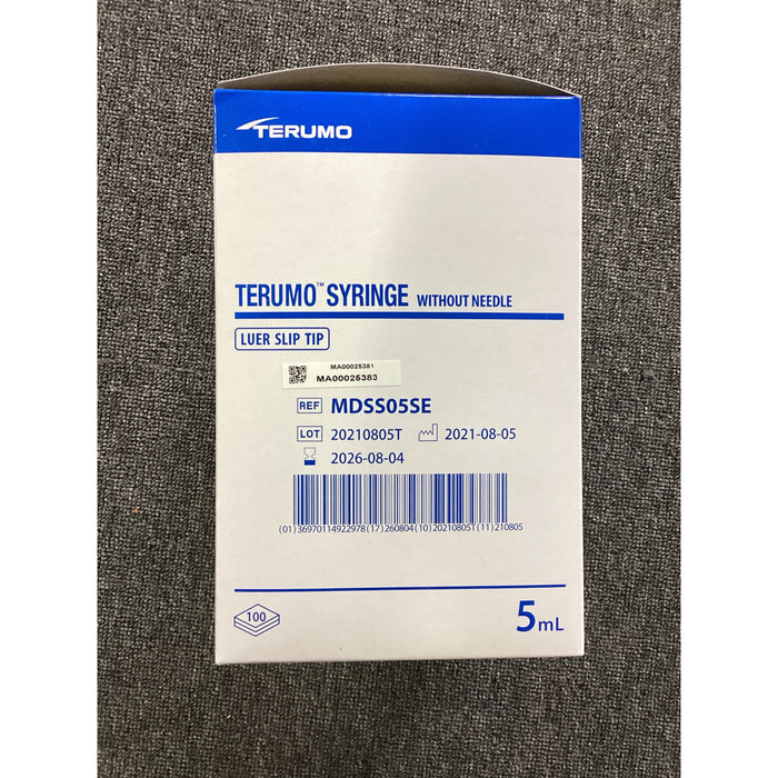 Terumo® Syringe, Concentric Luer Slip, 5ml<br>[100 Stk. / MHD2026]