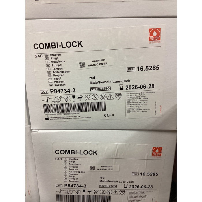 Codan Combi-Lock Red Male/Female<br>[240 Stk. / MHD2026]