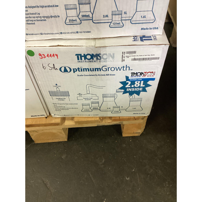 Optimum Growth 2.8L Flask w/ Vent Cap, Sterile [6 Stk.]
