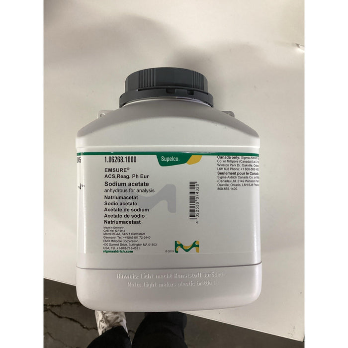 Natriumacetat, wasserfrei, EMSURE® ACS, Reag. Ph. Eur. zur Analyse, Supelco® [1 kg]