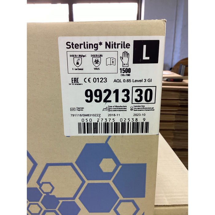 Kimtech Sterling Nitril Gr.L<br>[1500 Stk. / MHD2023]