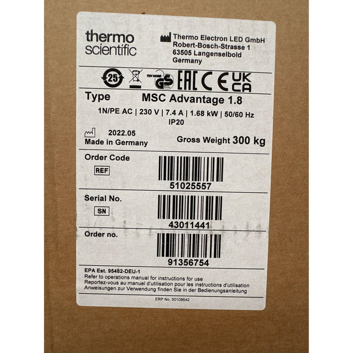 Thermo Scientific MSC Advantage 1.8m BSC Sicherheitswerkbank