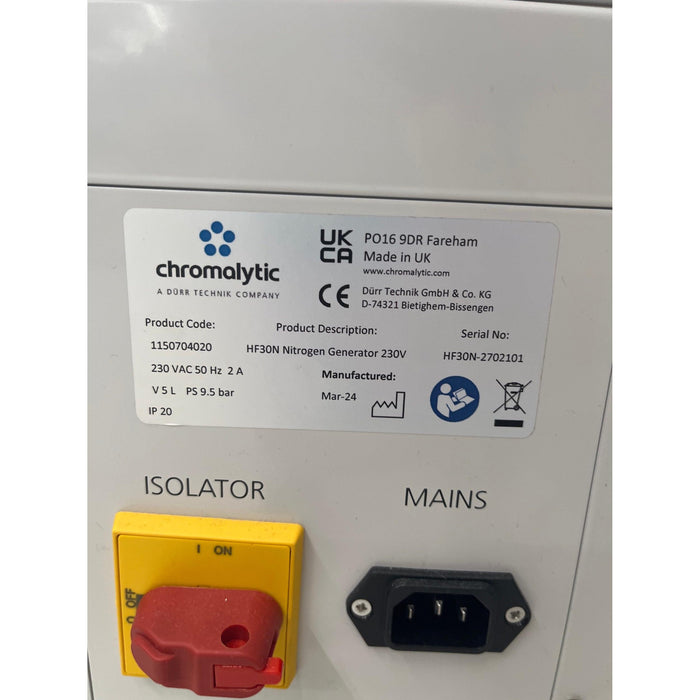 Chromalytic Nitrogen generator HF30N