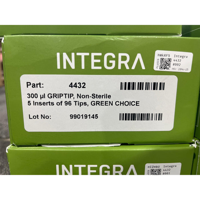 Integra 300 µL Griptip Pipettenspitzen in re-fill blister a 96 unsteril [480 Stk.]