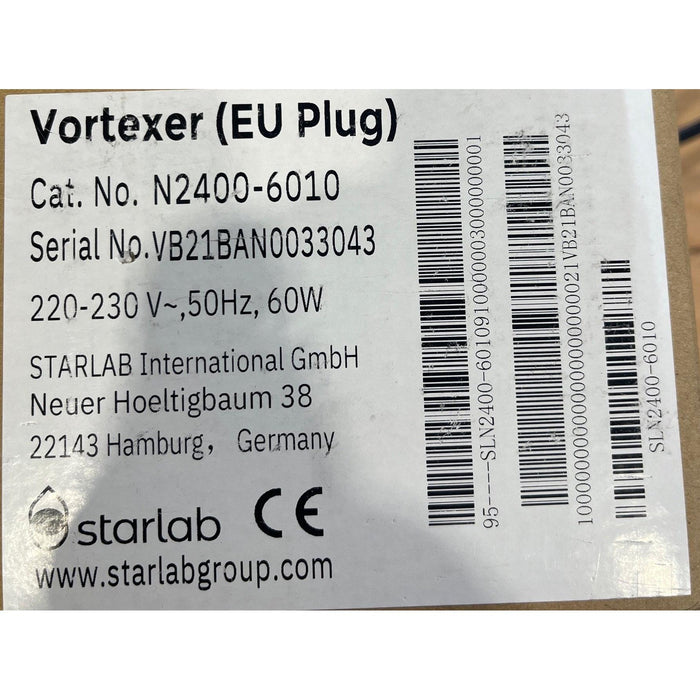 StarLab Vortexer mit Universaladapter