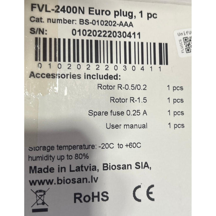 Biosan CombiSpin FVL-2400N 2-in-1 Minizentrifuge und Vortex-Mischer