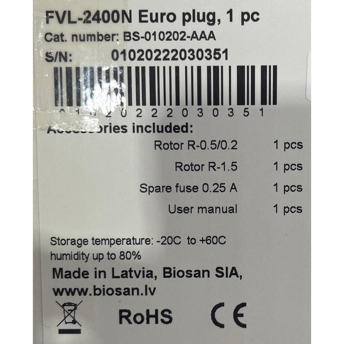 Biosan CombiSpin FVL-2400N 2-in-1 Minizentrifuge und Vortex-Mischer