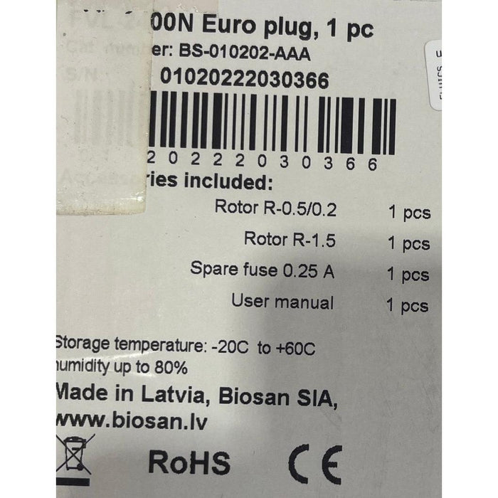Biosan CombiSpin FVL-2400N 2-in-1 Minizentrifuge und Vortex-Mischer