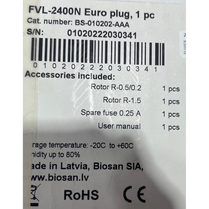 Biosan CombiSpin FVL-2400N 2-in-1 Minizentrifuge und Vortex-Mischer