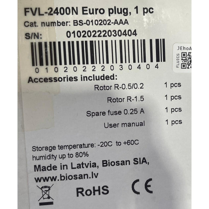 Biosan CombiSpin FVL-2400N 2-in-1 Minizentrifuge und Vortex-Mischer