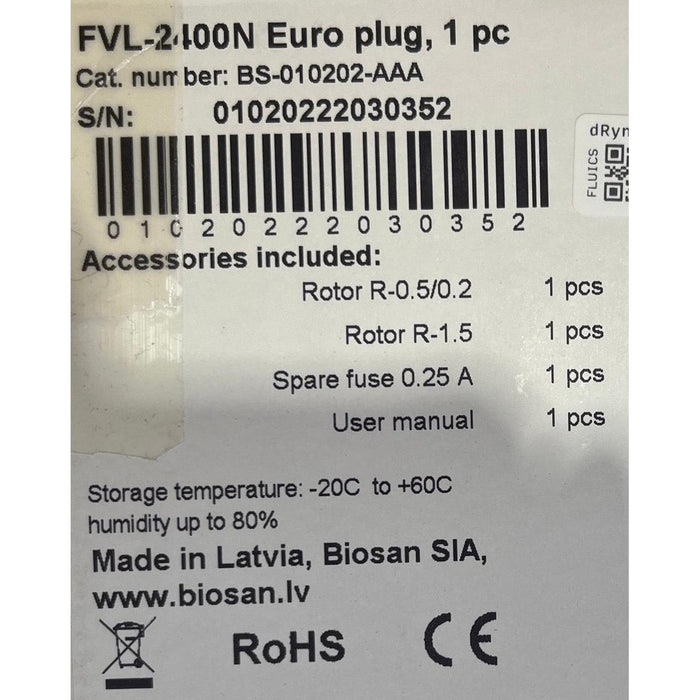 Biosan CombiSpin FVL-2400N 2-in-1 Minizentrifuge und Vortex-Mischer