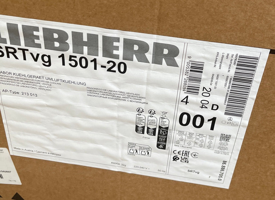 Liebherr SRTvg 1501 Laborkühlschrank Performance