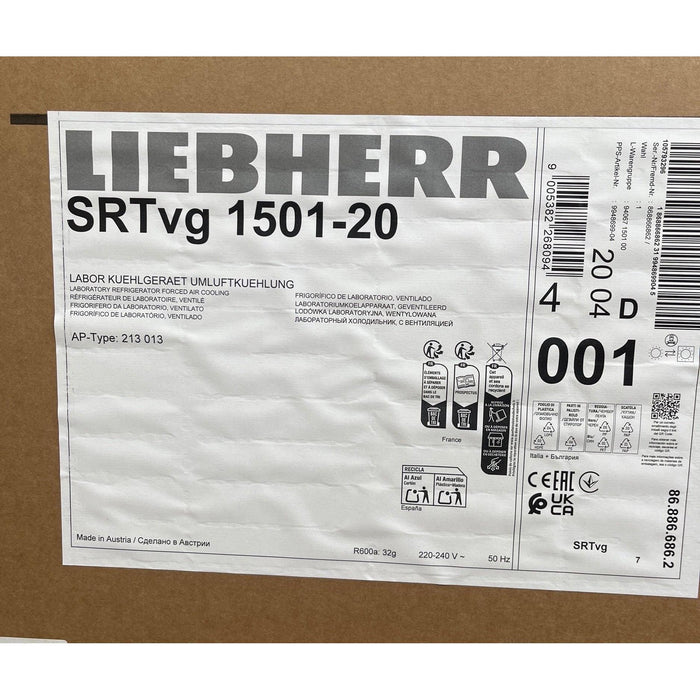 Liebherr SRTvg 1501 Laborkühlschrank Performance