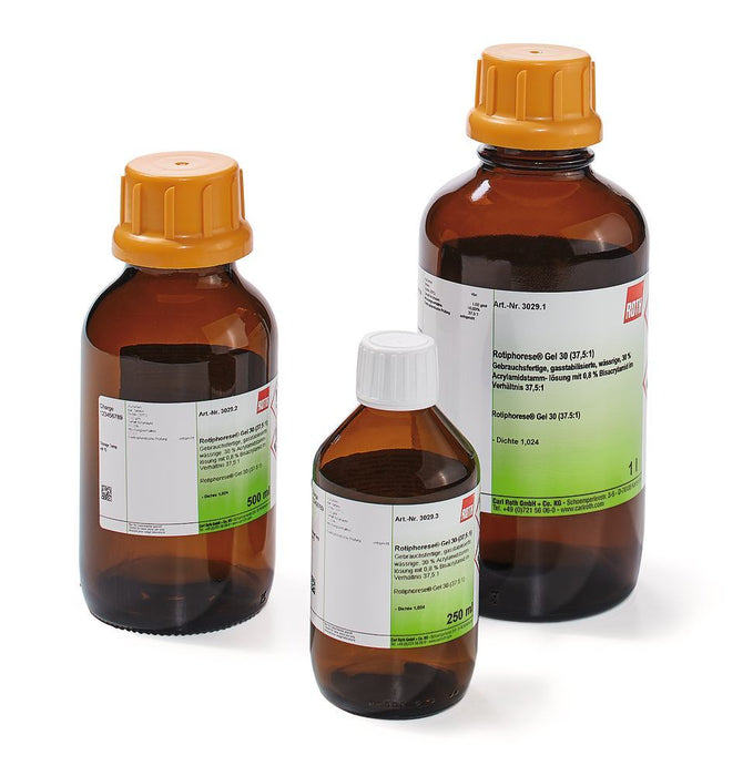 ROTIPHORESE® Gel 30 (37,5:1), 30% Acrylamid-/Bisacrylamid-Stammlösung ready-to-use, gasstabilisiert (1 Liter)