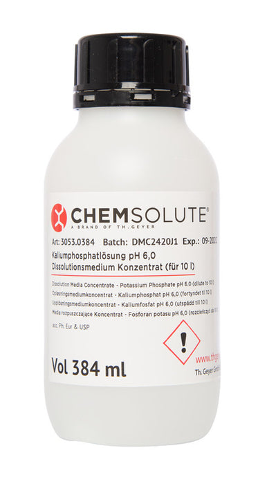 Kaliumphosphatlösung pH 6,0 Dissolutionsmedium Konzentrat (für 10 l) Ph.Eur. & USP konform