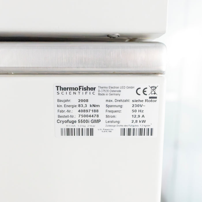 Thermo Scientific Cryofuge 5500i GMP – Refrigerated Centrifuge with cooler