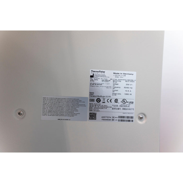 Heraeus Multifuge X3 FR Kühlzentrifuge (11.2019)