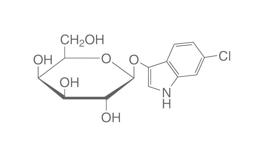 6-Chlor-3-indoxyl-beta-D-galactopyran., min. 98 %, für die Biochemie (25 mg)