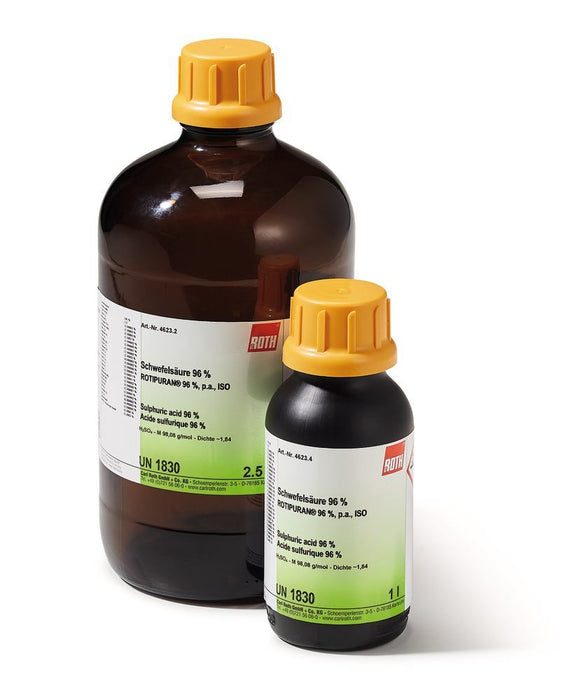 Schwefelsäure 95-98 %, ROTIPURAN®, p.a., ISO, max. 0,005 ppm Hg (2,5 Liter)