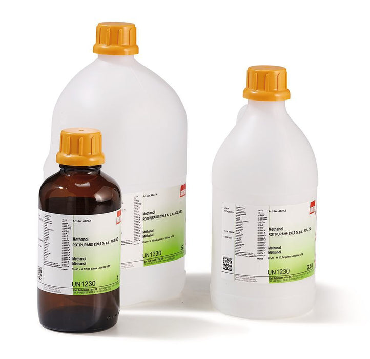Methanol, ROTIPURAN® min. 99,9 %, p.a., ACS, ISO (2,5 Liter)