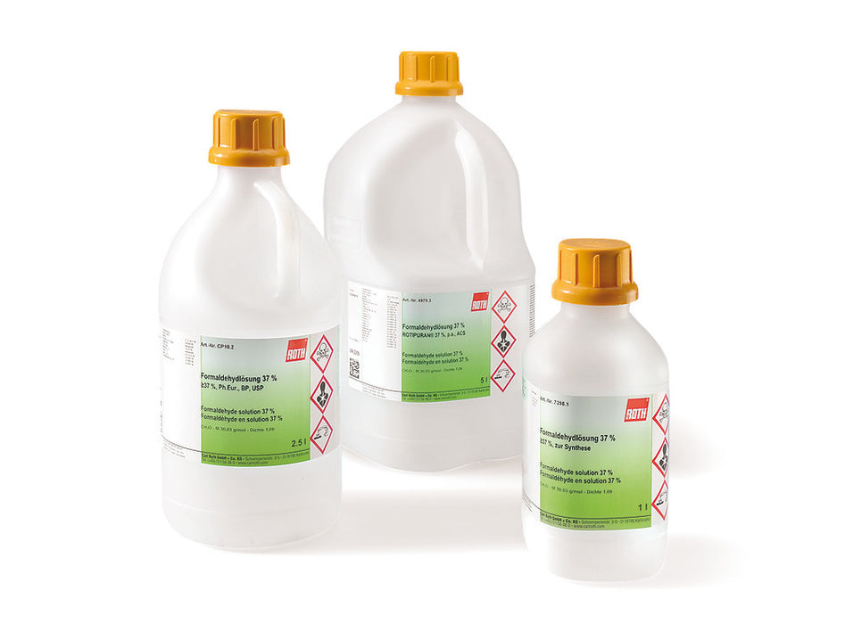 Formaldehydlösung 37 %, min. 37 %, Ph.Eur., BP, USP (2,5 Liter)