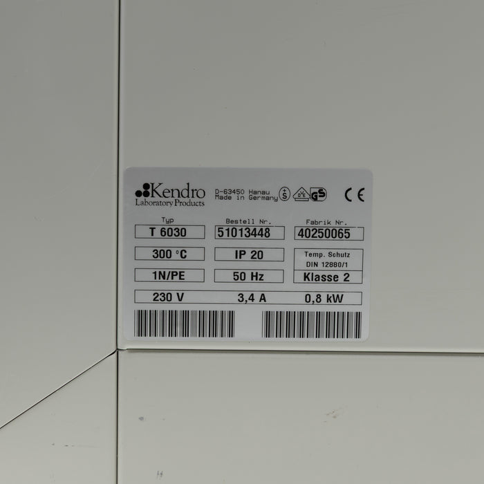 Heraeus Kendro T6030 Brutschrank, 30 L