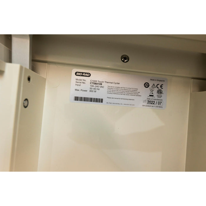 Biorad C1000 Touch Thermal Cycler PCR Cycler