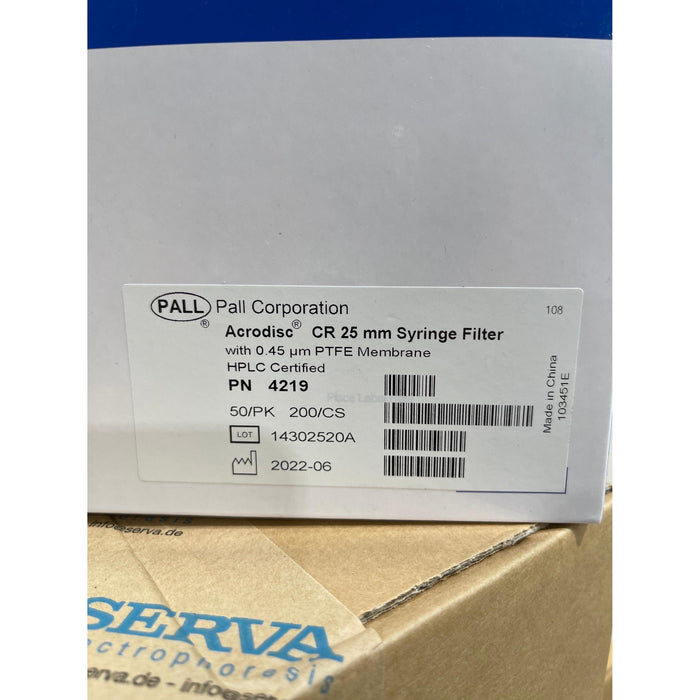 Pall Cytiva Acrodisc PTFE syringe filters, 0.45 µm, 25 mm [200 Stk.]