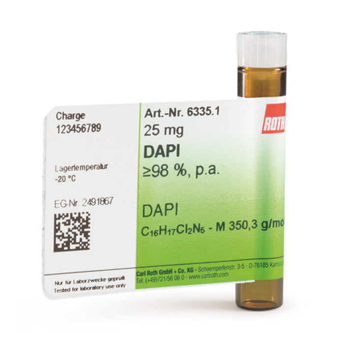 DAPI, min. 98 %, für die Biochemie (10 mg)